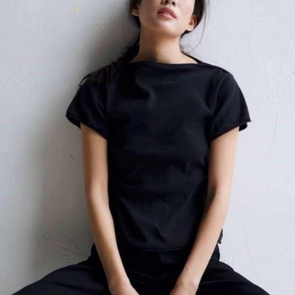 elizabeth suzann x alabama chanin Eva boat neck top